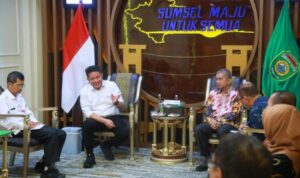 Gubernur HD dan Rektor Unsri Bahas Kerja Sama Kelembagaan dan Transportasi Mahasiswa