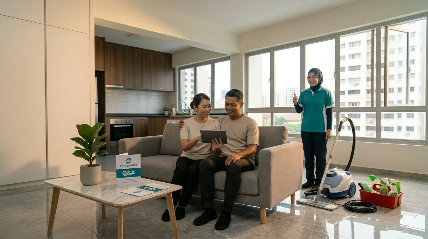 Frequently asked questions about cleaning services