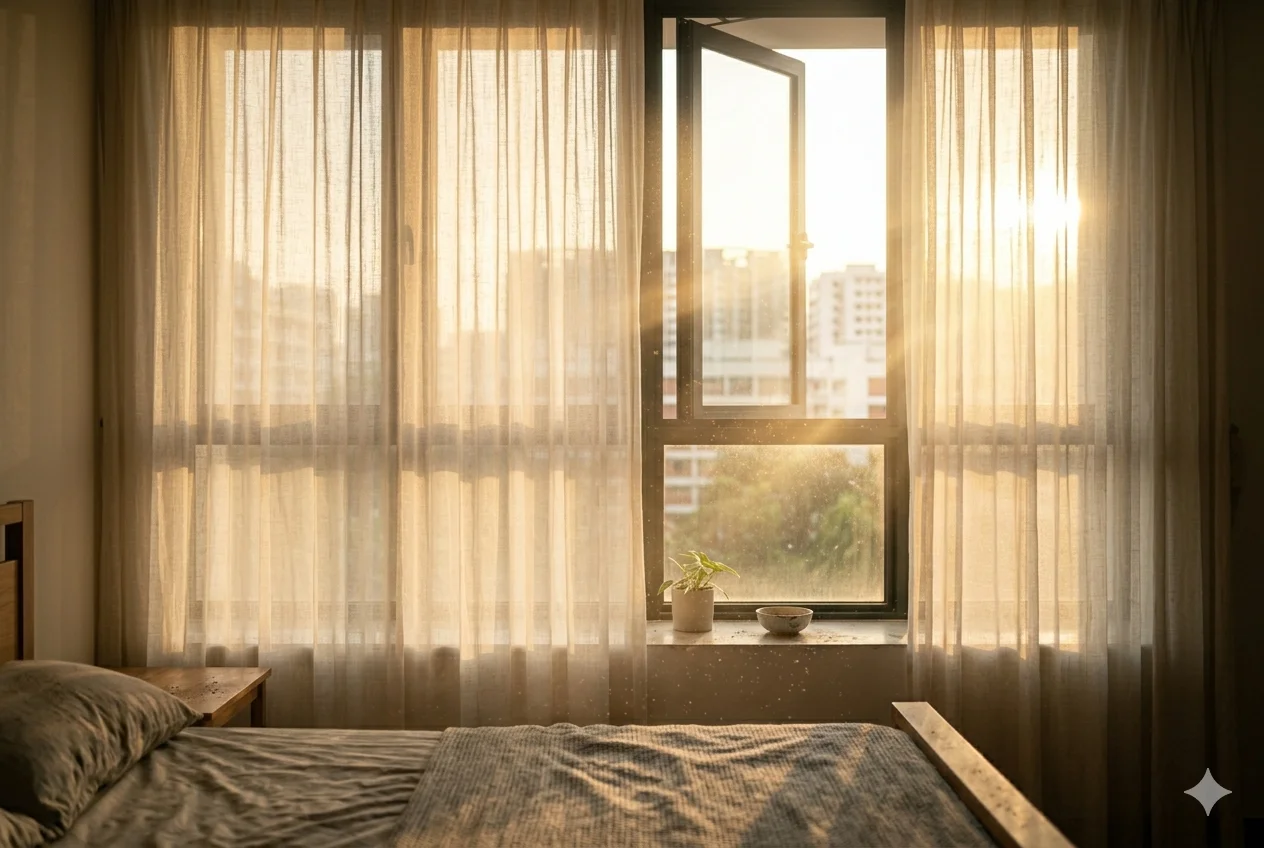 How Dirty Curtains Affect Indoor Air Quality