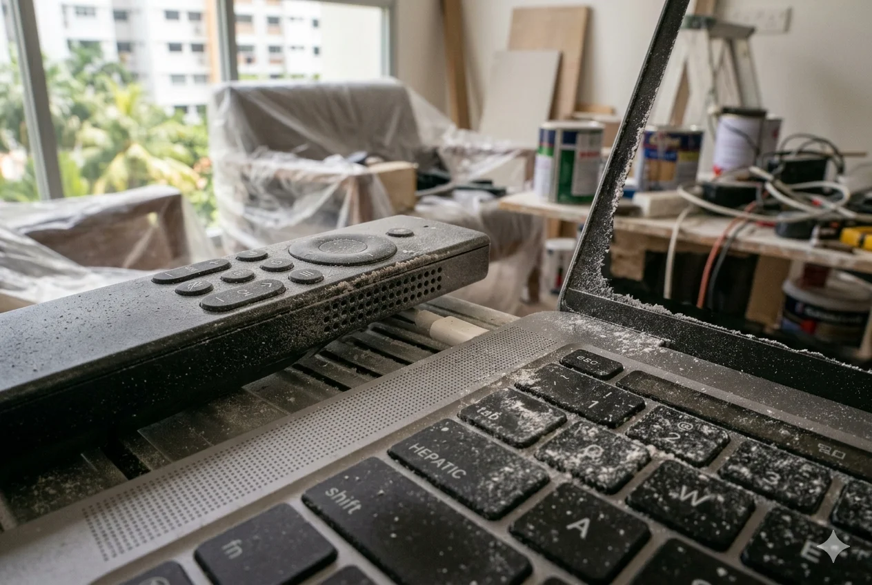 How Construction Dust Affects Electronics and Appliances