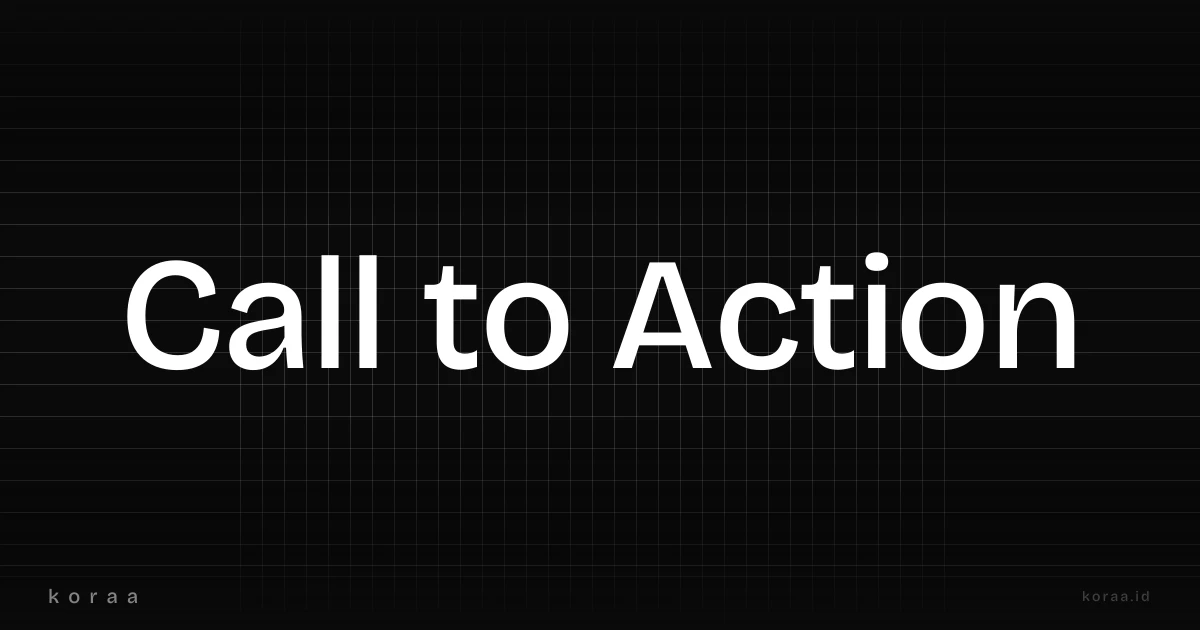 Ilustrasi call to action tombol landing page yang efektif untuk meningkatkan konversi