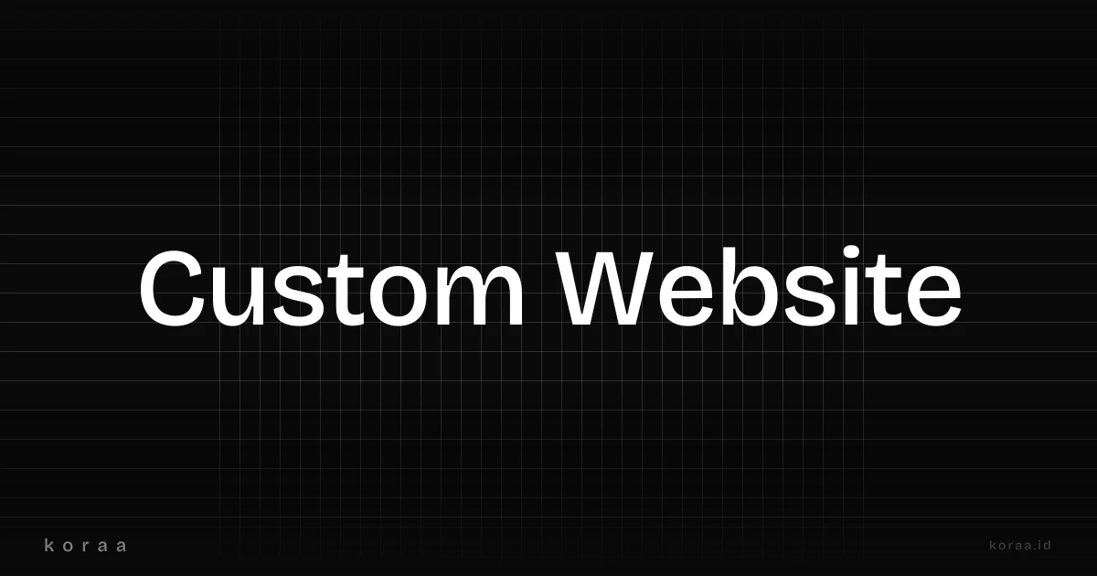 Ilustrasi fleksibilitas website custom untuk berbagai kebutuhan fitur bisnis