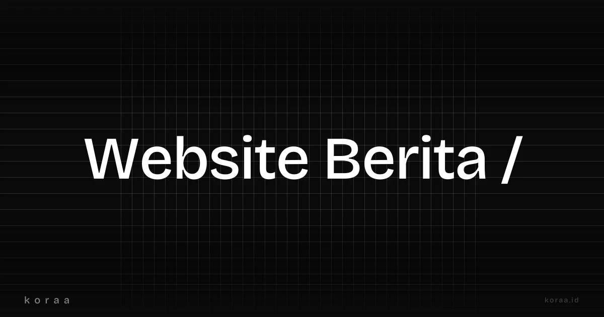 Ilustrasi sistem kategori dan tag artikel untuk navigasi website berita