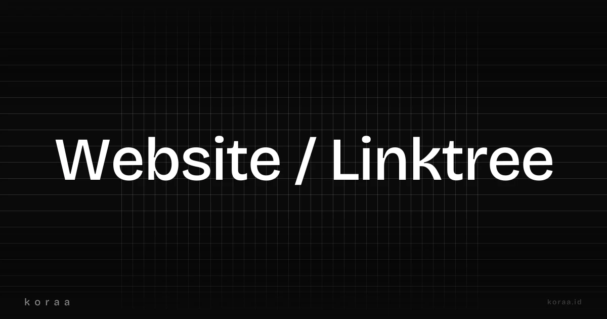 Ilustrasi perbandingan website bisnis vs Linktree untuk pemilik usaha Indonesia
