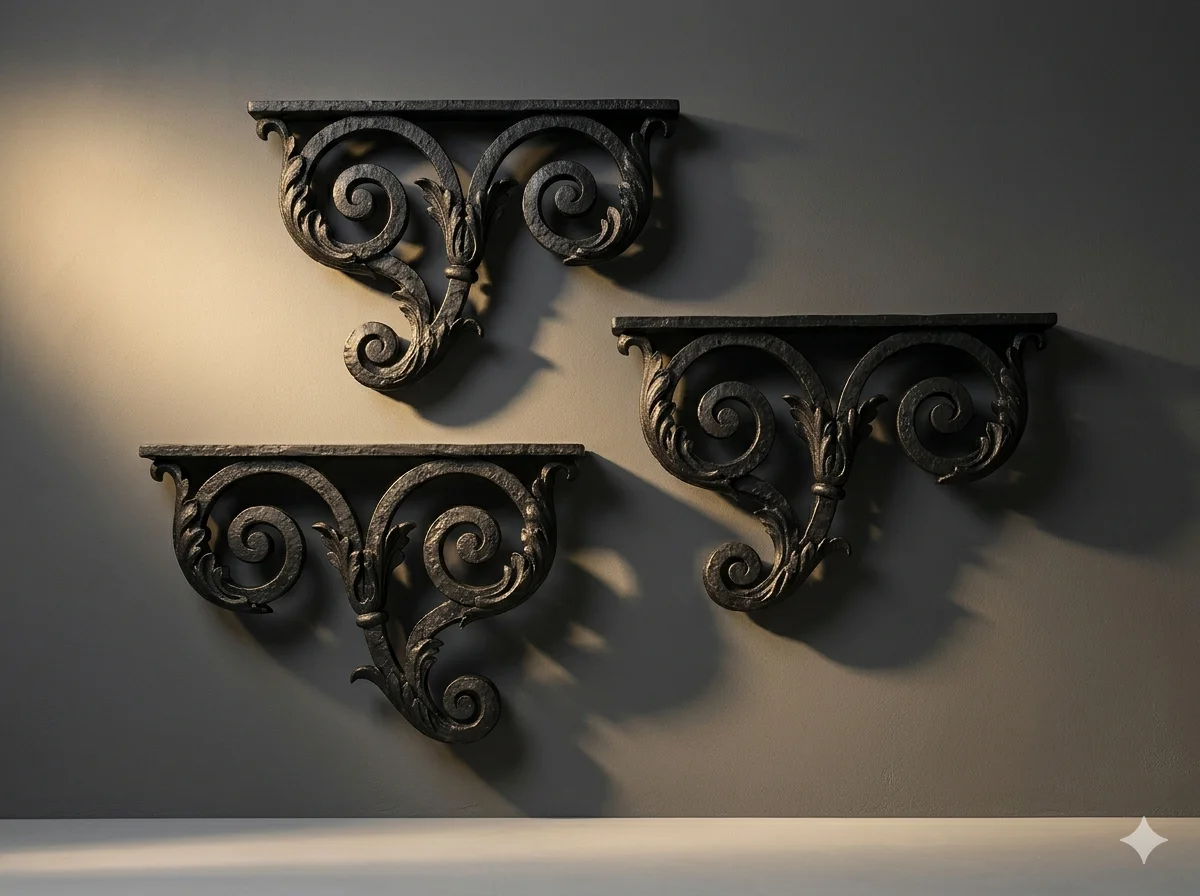 Ornamen Bracket Balkon Besi Tempa