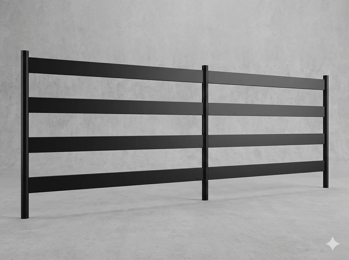 Pagar Besi Horizontal Bar Modern