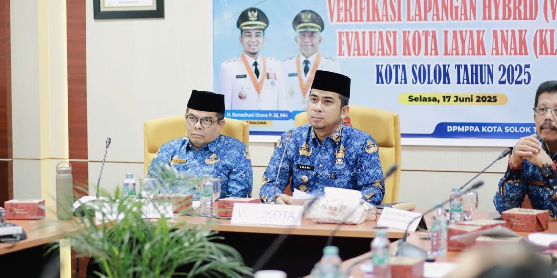 Pemko Solok Ikuti Verifikasi Lapangan Evaluasi Penyelenggaraan Kota Layak Anak Tahun 2025
