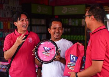 Tri Gandeng Wirausaha Lokal Lewat 3Kiosk, Perluas Akses Digital ke Pelosok Sumbar sebagai Ujung Tombak Distribusi