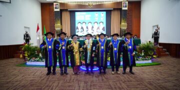 Unand Kukuhkan Lima Guru Besar Tetap Fakultas Teknik