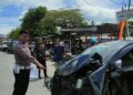 Kecelakaan Maut Yang Melibatkan Mobil Damkar di Simpang Lima Laing, Satu Tewas dan 10 Luka-Luka