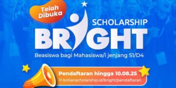 Pendaftaran Beasiswa Bright Scholarship 2025 Resmi Dibuka, Ini Syarat dan Manfaatnya untuk Mahasiswa S1/D4
