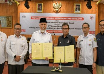 PT Semen Padang dan Pemprov Sumbar Sepakat Dorong Energi Terbarukan