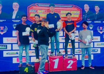 Pelajar SMAN 10 Padang Raih Juara 1 Nasional Drag Race Pro7 WF