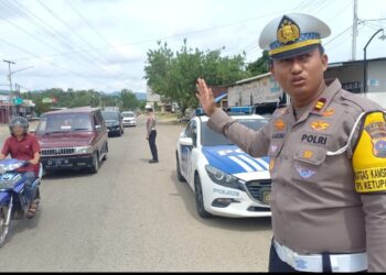 Selama 11 Hari Operasi Patuh Singgalang 2025, Polres Sijunjung Lakukan 40 Tilang