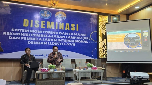 Tingkatkan Mutu dan Daya Saing Pendidikan Tinggi, LLDIKTI Wilayah X Ikuti Diseminasi Sistem Monev Program RPL dan Pembelajaran Internasional