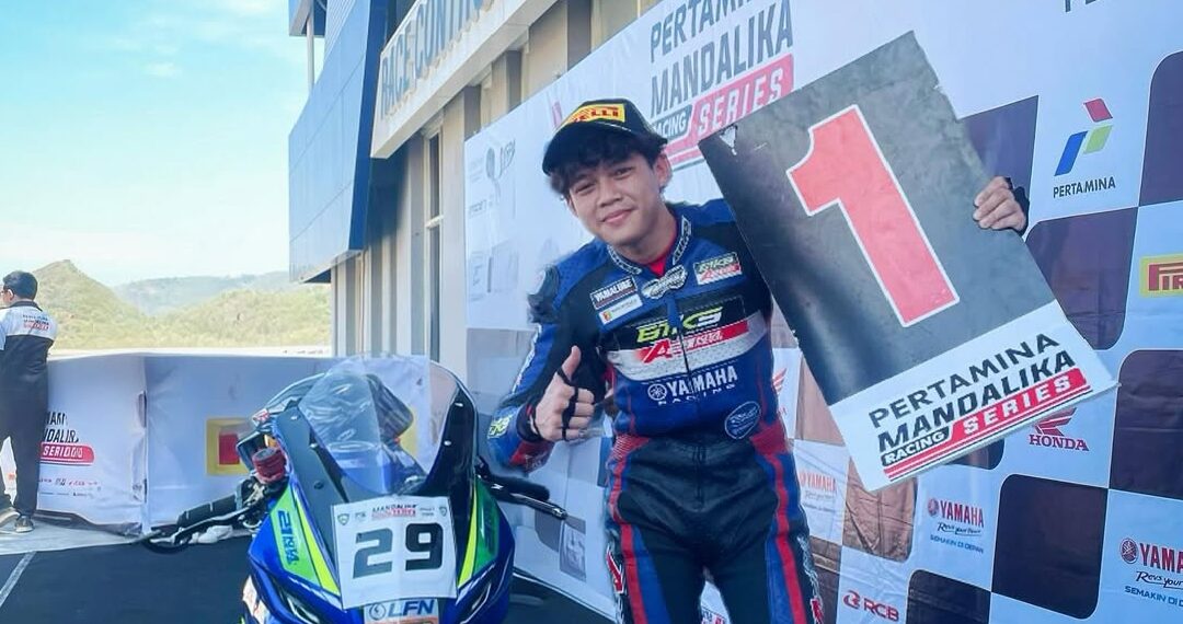 Argiya Farrel Ramadhan, Pemuda Minang yang Juarai Superpole Race NS150 Seri 3 Mandalika Racing Series 2025