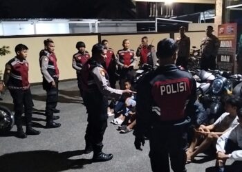 Antisipasi Balap Liar dan Tawuran, Polres Solok Kota Intensifkan Patroli