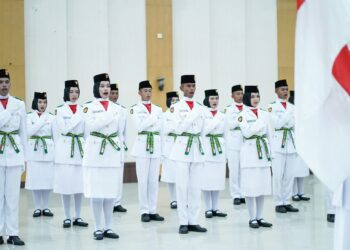 Paskibraka Kota Solok Dikukuhkan, Siap Kibarkan Merah Putih saat Hari Kemerdekaan di Lapangan Merdeka