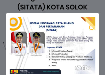 Platform Digital SITATA Hadir di Kota Solok, Permudah Akses Data Tata Ruang dan Pertanahan