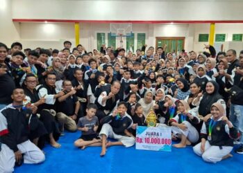 Kumpulkan 40 Medali, Kota Padang Juara Umum Kejuaraan Kempo Walikota Cup HJK Padang 2025