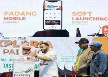 Di Pengujung Xploria HJK ke-356, Kota Padang Luncurkan Super Aplikasi Layanan Digital “Padang Mobile”