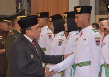 54 Paskibraka Padang Dikukuhkan, Siap Jalankan Misi Sakral Kibarkan Semangat Bangsa di HUT ke-80 RI