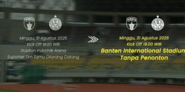 Demi Keamanan, Polda Banten Batalkan Pertandingan ILeague, Persita vs Semen Padang FC, di Serang
