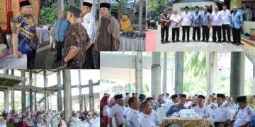 ASN Pemko Pariaman Badoncek Lanjutkan Pembangunan Masjid Nurul Iman Desa Naras I
