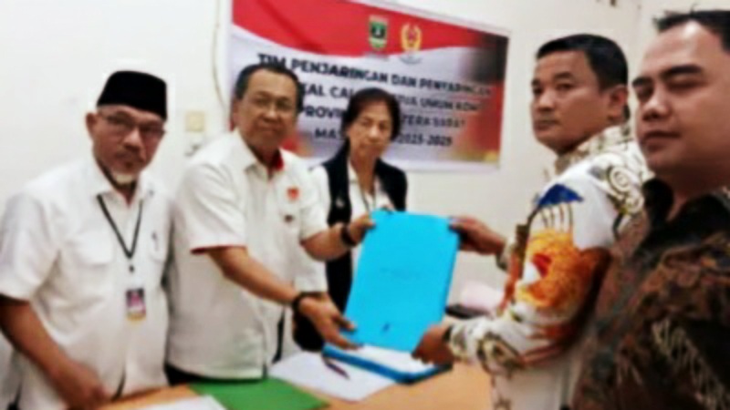 Pemilihan Ketua Umum KONI Sumbar: Tommy Irawan Serahkan Dukungan 25 Cabor dan 11 KONI Daerah