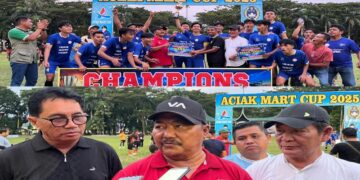 Kompak FC Angkat Piala Aciak Mart Cup U23 2025, Amril Amin: Tahun Depan Perluas Jangkauan dan Hadiah