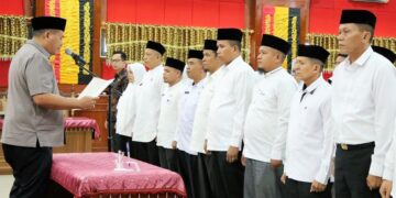LPTQ Kota Pariaman Periode 2025 – 2029 Dikukuhkan