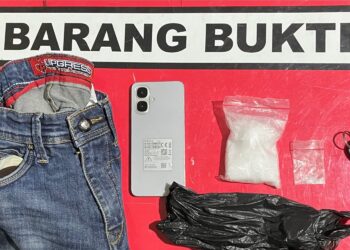 Pria Asal Padang Ditangkap Polisi di Solok, Dua Paket Sabu Disita