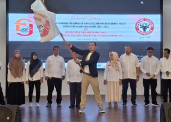 Pengurus PJKIP Padang Resmi Dilantik, Dukung Pemerintah Bangun Kota Informatif dan Transparan