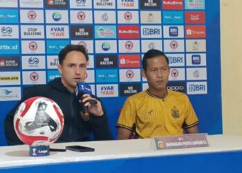 Bhayangkara Presisi Lampung FC Percaya Diri Hadang Semen Padang FC di Stadion Agus Salim