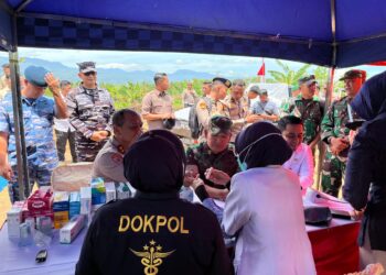 Wujud Polri Presisi, Polres Solok Kota Rutin Gelar Bakti Kesehatan Gratis