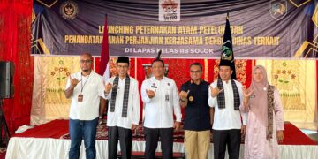 Pemko dan Pemkab Solok Dukung Program Kemandirian Warga Binaan Lapas Kelas IIB Solok Lewat Ayam Petelur