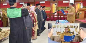 Enam pejabat tinggi di lingkungan Pemerintah Kota Pariaman Resmi Menempati Posisi Baru