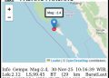 Gempa Magnitudo 2,4 Guncang Mentawai, Berpusat di Barat Laut Pulau Sipora