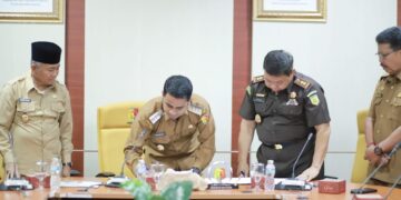 Pemko Solok Tandatangani Kesepakatan Bersama Penanganan Permasalahan Hukum dengan Kejaksaan Negeri