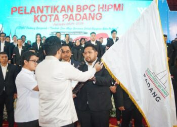 Resmi Dilantik, Ketua HIPMI Padang, Wendoky Putra Basko Usung 6 Program Unggulan Kepengurusan 2025-2028