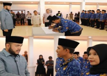 8 Orang PNS Ikatan Dinas dan 123 PPPK Paruh Waktu, Terima SK Pengangkatan di Lingkungan Pemko Padang