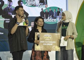 Pegadaian Kanwil II Pekanbaru Tebar Hadiah Program Badai Emas, 124 Gram jadi Milik Nasabah Cabang Tarandam
