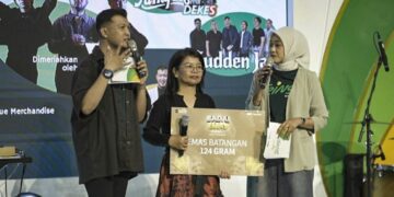 Pegadaian Kanwil II Pekanbaru Tebar Hadiah Program Badai Emas, 124 Gram jadi Milik Nasabah Cabang Tarandam