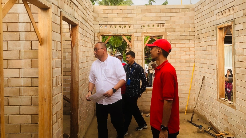 Kolaborasi PT Semen Padang dan Kemensos, Hadirkan 11 Unit Rumah Sejahtera Terpadu dari SEPABLOCK
