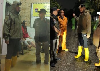 Selasa Dini Hari, Walikota Fadly Amran Sambangi Beberapa Kawasan Terdampak Banjir di Kota Padang