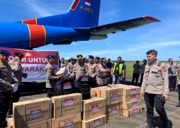 Polda Sumbar Terima Bantuan Logistik untuk Penanganan Bencana