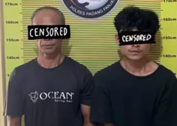 Bapak dan Anak Kompak Jual Narkoba, Dibekuk Satresnarkoba Padang Panjang
