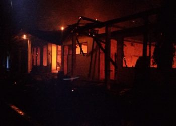 Kebakaran di SMA N 1 Singkarak, 8 Ruangan Hangus Terbakar