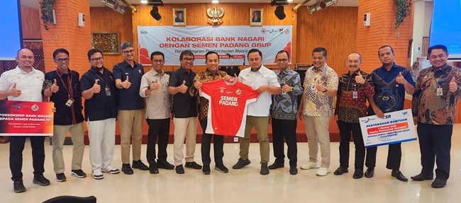 Bank Nagari dan Semen Padang Perkuat Sinergi melalui Program CSR dan Dukungan Sosial