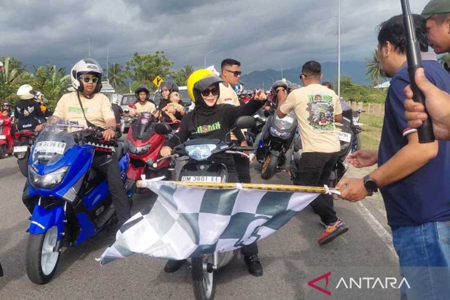 Kampanye Tertib Lalu Lintas Bersama Komunitas Motor Gorontalo